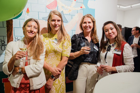 Silvia Lolli (Hogan Lovells Rome), Renata Virzintaite (Quilvest Capital Partners AM), Irina Boechat Agaponova and Elnura Mametova (Wolaw). Photo: Aurélie Savart