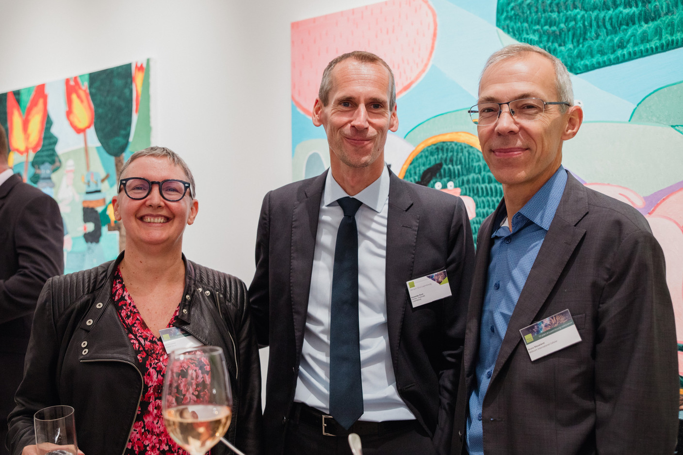 Anne Loubet (Global Serve), Alexander Koch (Hogan Lovells Luxembourg) and Bruno Nieuwland (Millicom). Photo: Aurélie Savart