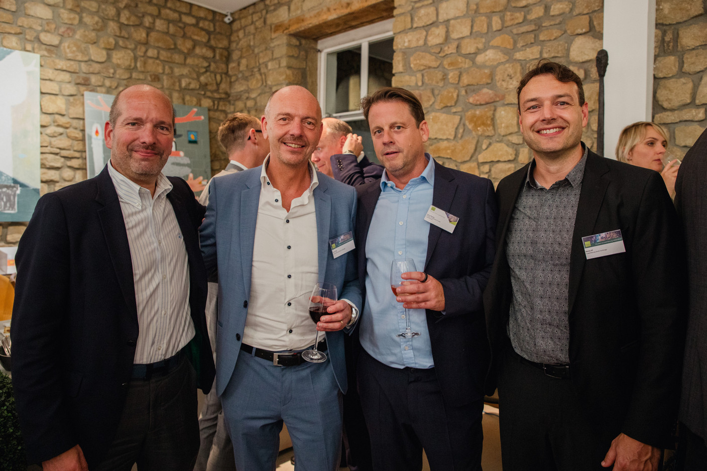 Jean-Marc Goy (Capital Group and Association of the Luxembourg Fund Industry), Carlo Oly (Luxembourg Stock Exchange), Pierre Reuter (Hogan Lovells Luxembourg) and Ronny Alf (Luxembourg Stock Exchange). Photo: Aurélie Savart