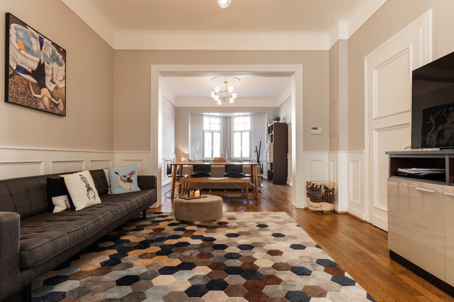 Aatika Hayat and her husband restored this 1920s townhouse in Hollerich. Photo provided by Aatika Hayat