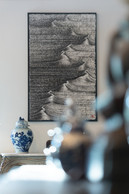 This work by Lee Hyun-Jong, purchased from Galerie Sept in Brussels, is one of Philippe Gruber’s latest favourites. Photo: Guy Wolff/Maison Moderne