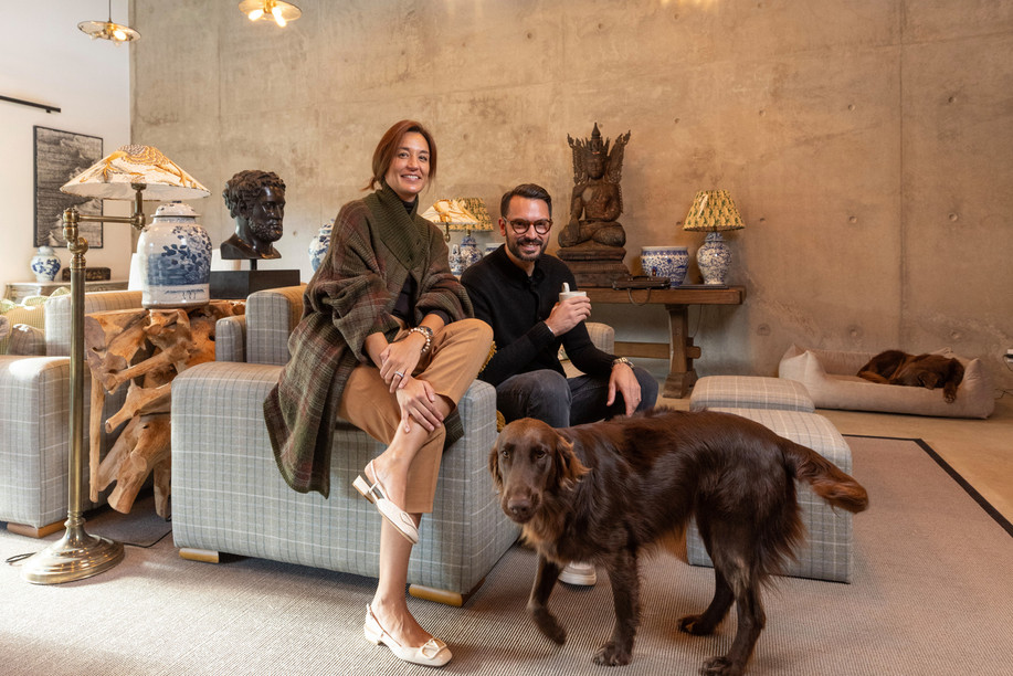 Sophie and Philippe Gruber have furnished this house in their own image. Photo: Guy Wolff/Maison Moderne