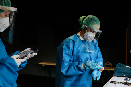 La future asbl devra notamment gérer tout le stock de matériel nécessaire dans le cadre de la lutte contre l’épidémie. (Photo: Matic Zorman/Maison Moderne/Archives)