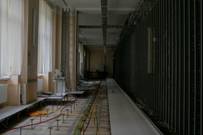 Vue de l’intérieur de l’Hôtel des Postes à Aldringen en juillet 2020. ((Photo: Matic Zorman))