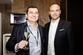 Jean-Christophe Gregoire and Jean-Louis Foguenne (Nomura Bank Luxembourg). Photo: Marie Russillo/Maison Moderne