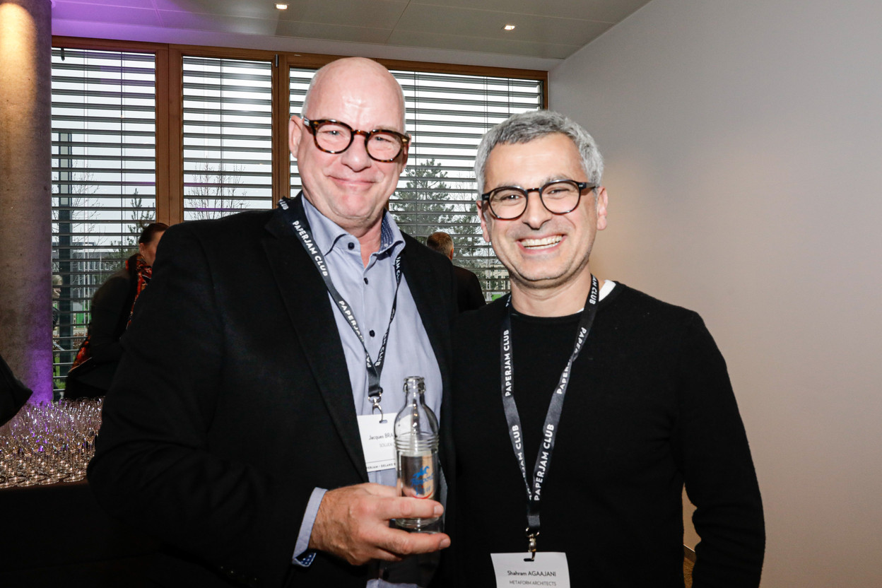 Jacques Brauch (Soludec) and Shahram Agaajani (Metaform Architects). Photo: Marie Russillo/Maison Moderne