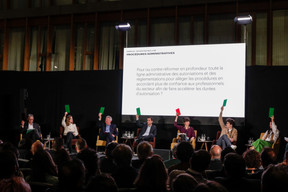 The political parties discussed solutions to the housing crisis. Photo: Marie Russillo/Maison Moderne