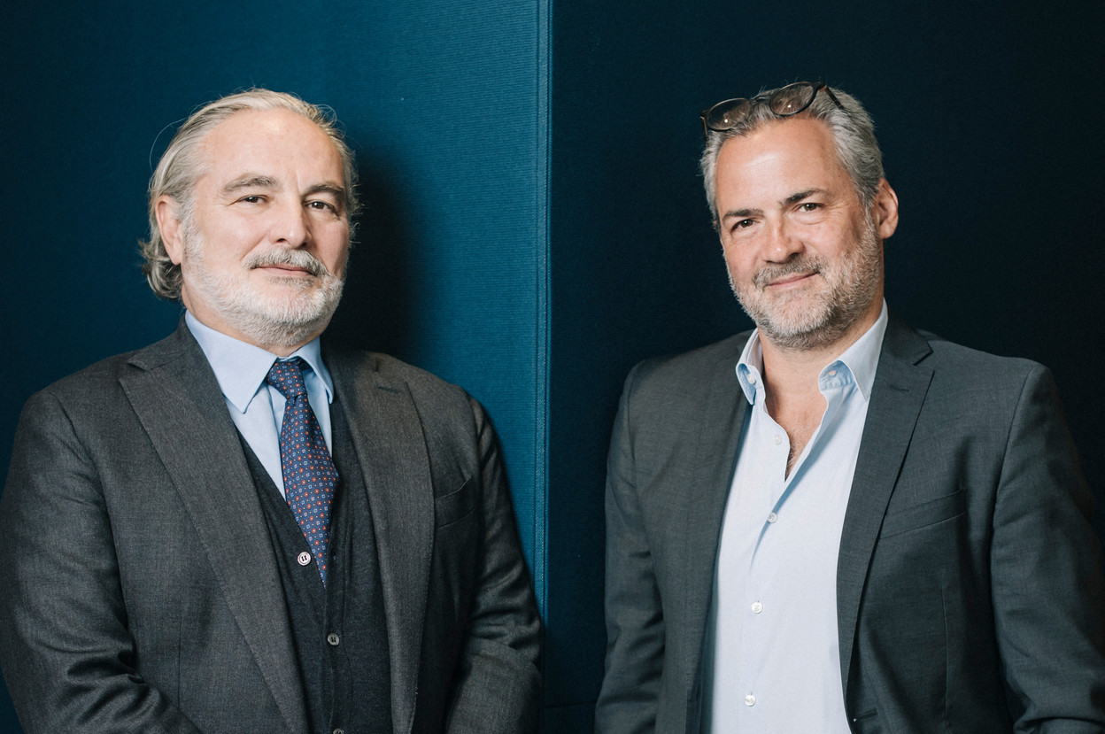 David Kruk and Pierre Puybasset, from La Financière de L’Echiquier, talked about recent financial market challenges last week. Photo: Luccicanza / Denis Allard