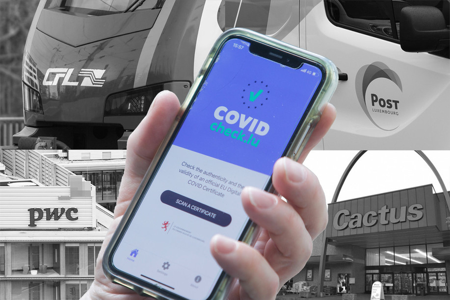Several large companies in Luxembourg have already decided whether or not to implement CovidCheck at work. Others are still considering it. (Illustration: Maison Moderne)