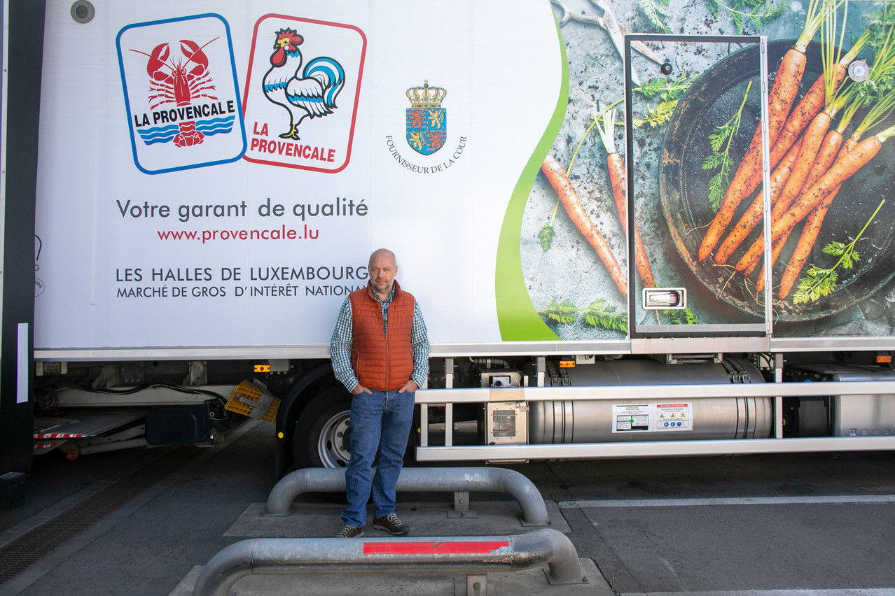 Although Leudelange wholesaler, La Provençale, is covered by an electricity supply contract until 2025, it is nevertheless facing price increases from its suppliers as well as those for nitrogen, which is used for the refrigerated lorries in its fleet, explains managing partner Georges Eischen. (Photo: Matic Zorman/Maison Moderne)