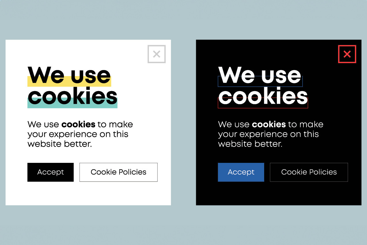 Many webpages are designed so that accepting cookies is an easier, clearer and faster process than refusing them. Photo: Shutterstock