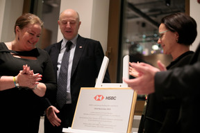 Unveiling of the plaque commemorating the event. Photo: Matic Zorman/Maison Moderne