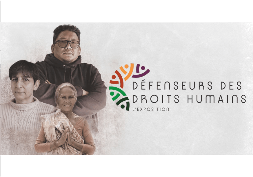 Exhibition on human rights defenders. (Photo: Noam Le Pottier)