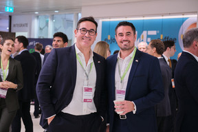 Javier Llamas of Monex and Matthieu Boachon of Moniflo. Photo: ALFI