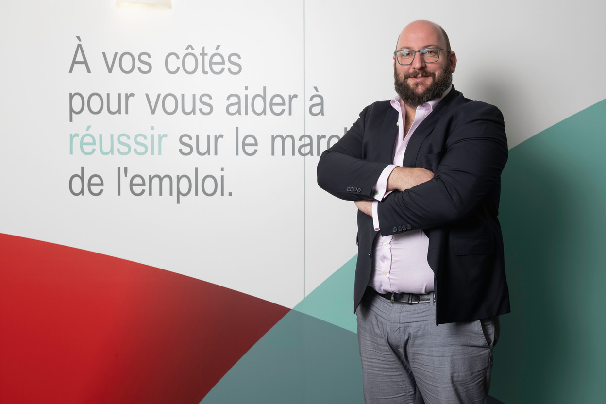 Laurent Peusch, head of employer services at Adem, spoke to Delano in June 2024. Archive photo: Guy Wolff/Maison Moderne