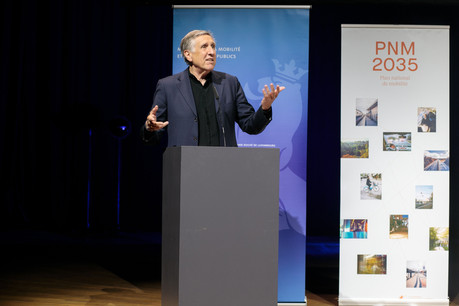 François Bausch a dévoilé vendredi son Plan national de mobilité à l’horizon 2035. (Photo: Matic Zorman/Maison Moderne)