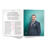 Interview avec le ministre délégué à la Digitalisation, Marc Hansen. ((Photo: Maison Moderne))