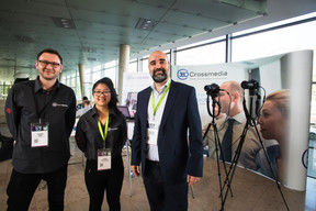 Leana Waechter (360 Crossmedia) et Patrick Sampaio (360 Crossmedia) ((Photo: Nader Ghavami))