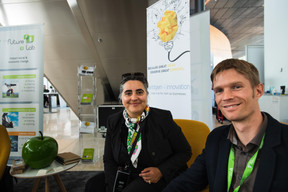 Emmanuelle Ragot (Wildgen) et Jonas Mercier (Luxinnovation) ((Photo: Nader Ghavami))