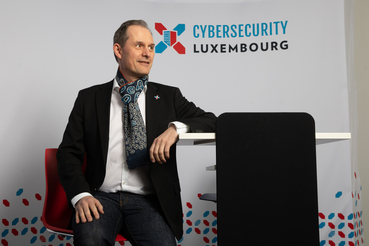 Bertrand Lathoud, responsable du Cybersecurity Competence Center (C3) chez Securitymadein.lu, indique que la guerre de l’information fait désormais partie intégrante des cyberattaques. (Photo: Guy Wolff/Maison Moderne)