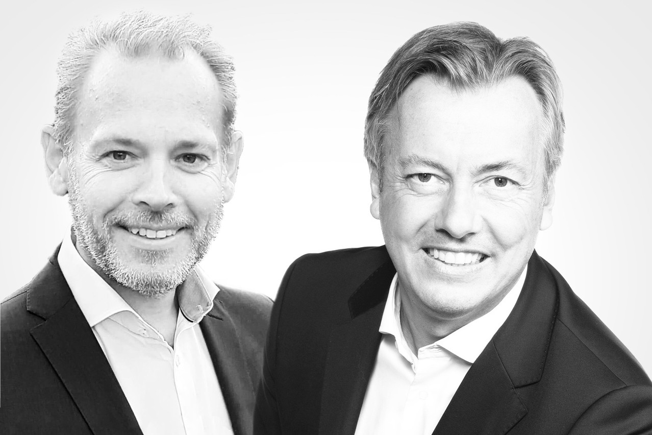 Bernard Deghaye, sales manager, et Marc Roland, operations manager chez Computerland Luxembourg. (Photo: Maison Moderne)