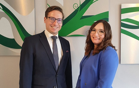 Ryan Davis, Associate Partner and Oksana Sisterhenn, Manager at Avantage Reply Luxembourg Photo : Avantage Reply Luxembourg