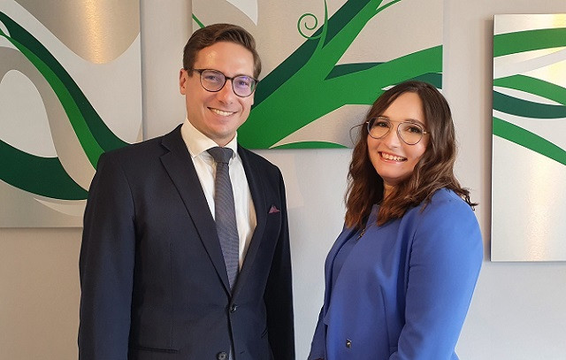 Ryan Davis, Associate Partner and Oksana Sisterhenn, Manager at Avantage Reply Luxembourg Photo : Avantage Reply Luxembourg