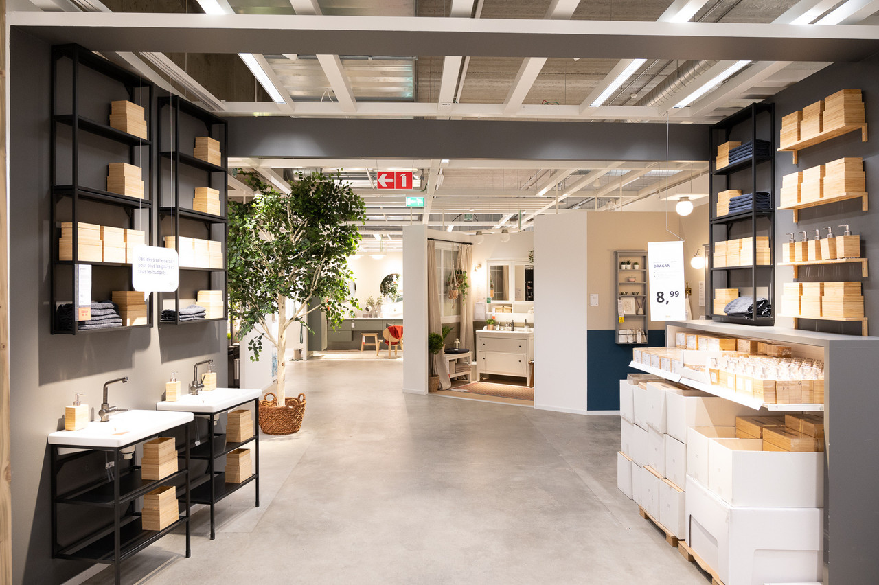 Le nouveau showroom a été conçu sur base d’une étude de marché qui cerne les besoins de la population à laquelle s'adresse le magasin arlonais. (Photo: Ikea)