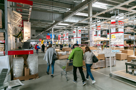 Si les visiteurs ont été moins nombreux en magasin, restrictions sanitaires obligent, l’enseigne Ikea a réussi à gonfler ses ventes en ligne, aussi bien en Belgique que dans la trentaine de pays où l’enseigne suédoise est active. (Photo: Romain Gamba/Maison Moderne)