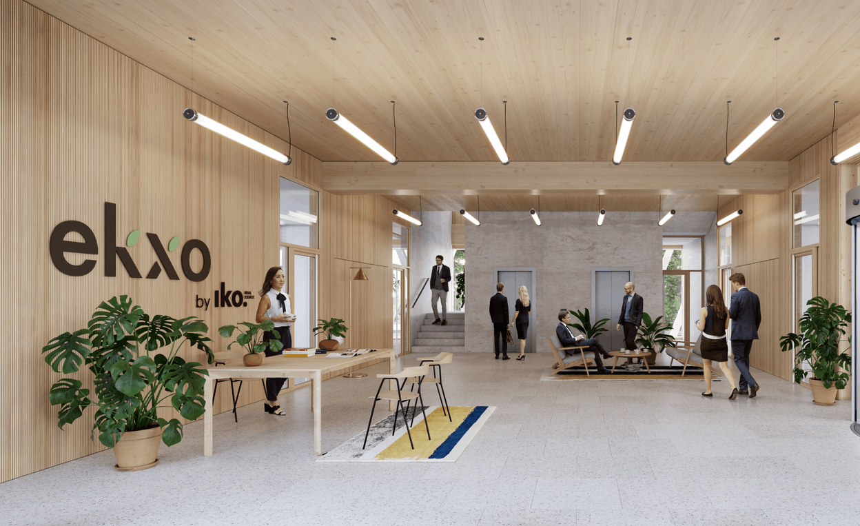 IKO Real Estate met à profit son expertise en construction bois (Photo : IKO Real Estate)