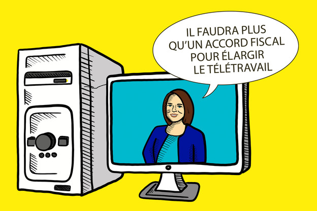 Corinne Cahen: «Il est clair qu’il y a un problème par rapport aux logements au Luxembourg. Ceci étant dit, même si des logements étaient disponibles pour les frontaliers, je ne suis pas convaincue qu’ils voudraient tous habiter au Grand-Duché pour autant.» (Illustration: Marie Claire Caiado/Maison Moderne)