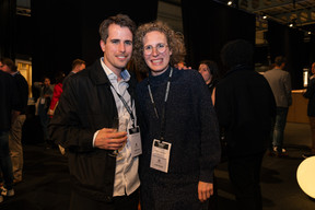 Eric Schanck (Landimmo) and Marie Lammar (Decker, Lammar & Associés). Photo: Laurent Sturm