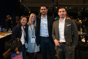 Alix Mehu and Kinga Schubert (Above Interior), Ray Zubairi and Mikael Spezzacatena (Maison Moderne) at the 10x6 New European Bauhaus event organised by the Paperjam+Delano Business Club, 24 April 2024. Photo: Laurent Sturm