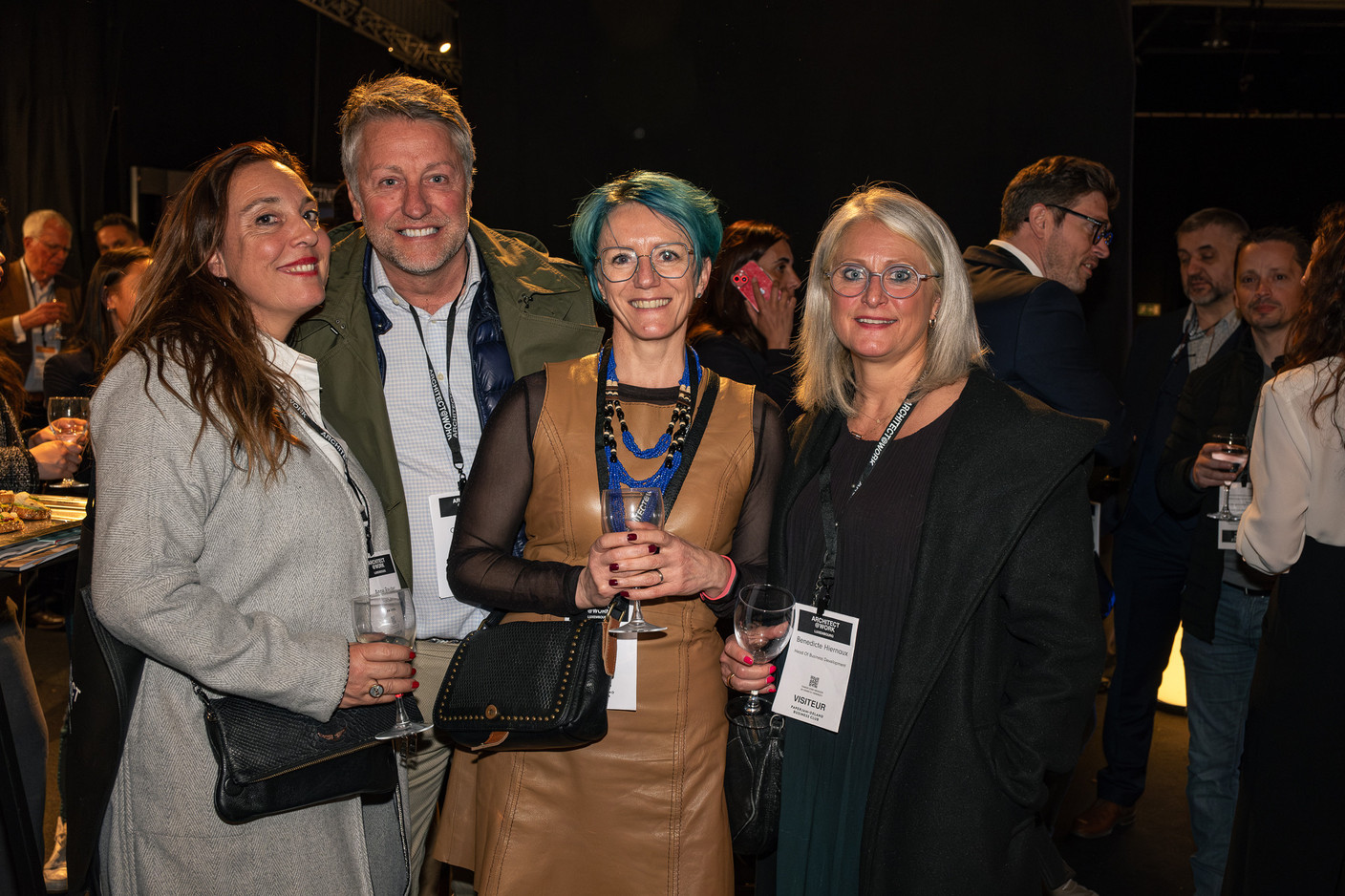 Anne Reuter (New Immo), Olivier Martin (New Immo), Virginie Ducommun (Campus Contern) and Benedicte Hiernaux (IoMe Luxembourg). Photo: Laurent Sturm