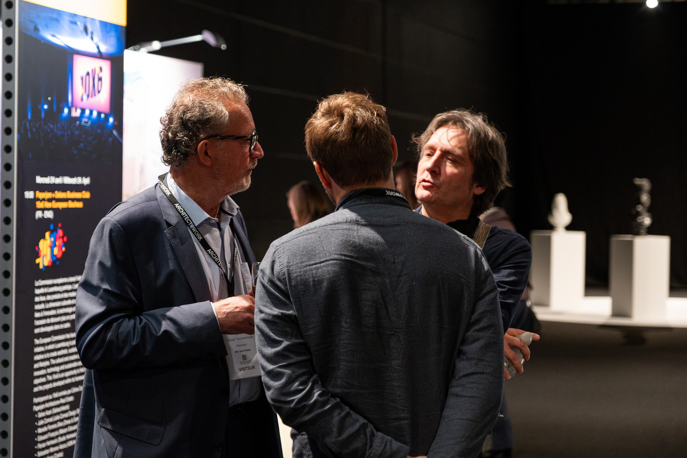 Olivier Vandenhove (IKO Real Estate), on the left. The 10x6 New European Bauhaus event on 24 April 2024 saw the launch of the Paperjam Architecture+Real Estate special issue and the presentation of the Paperjam Unusual Suspects magazine. Photo: Laurent Sturm