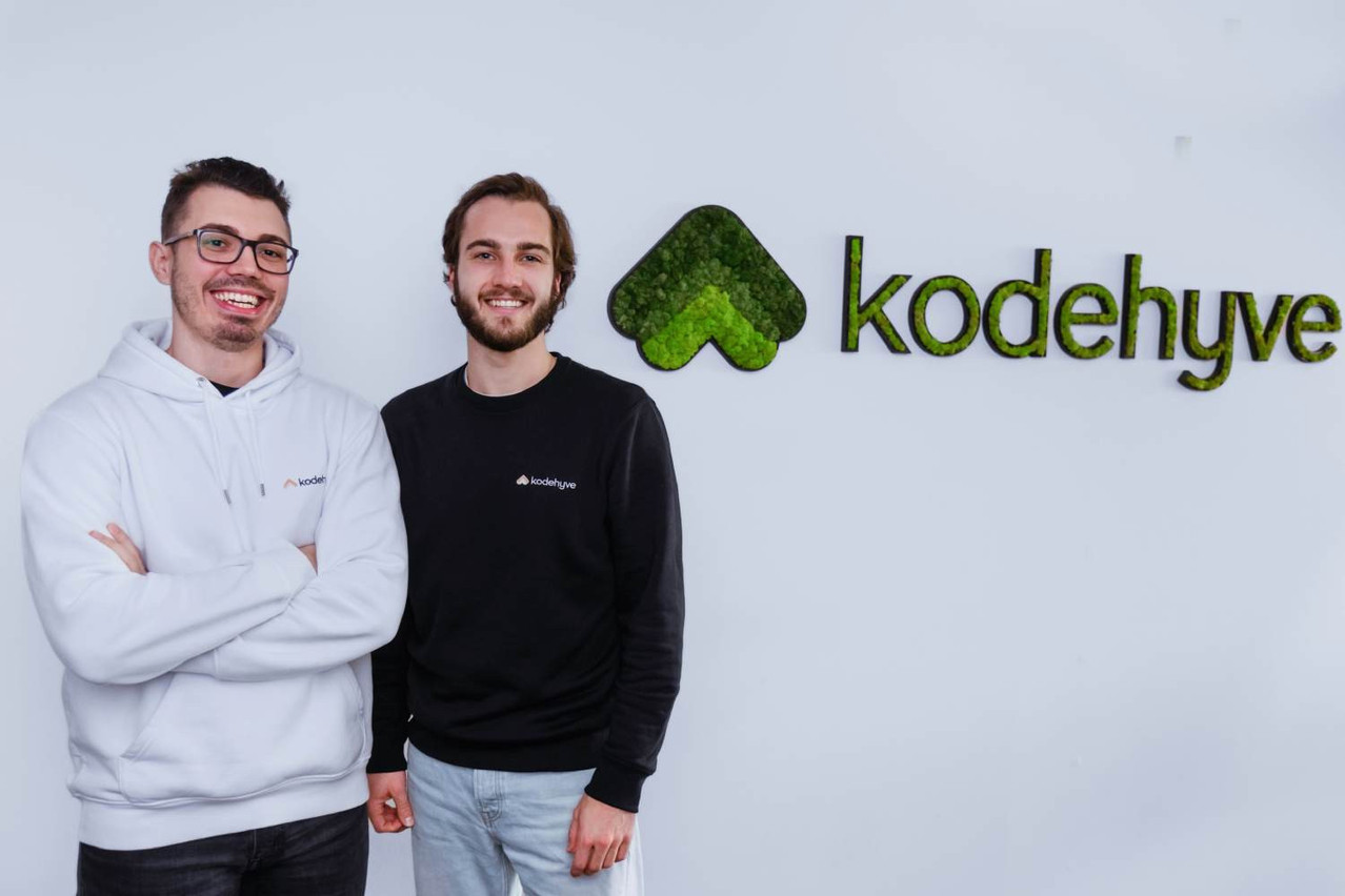 Après des débuts réussis au Luxembourg, Julien Casse et Felix Hemmerling, les deux fondateurs de Kodehyve, attaquent le marché belge en début de semaine prochaine. (Photo: Kodehyve)