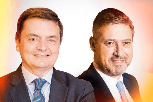 Adrien Bommelaer, Gérant, & Stéphane Van Tilborg, Country Manager Benelux, La Financière de l’Échiquier. (Photo: Maison Moderne)