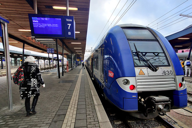 La SNCF annonce, pour le moment, la suppression de 9 trains reliant Metz à Luxembourg, de 2 trains reliant Metz à Thionville, ainsi que de 2 trains reliant Thionville à Luxembourg. (Photo: Christophe Lemaire/Maison Moderne/archives)