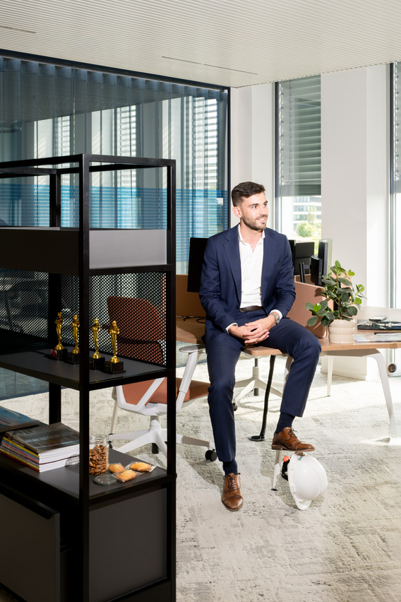 Dylan Feber, the new head of the Occupier Leasing department at CBRE. (Photo: Patricia Pitsch)