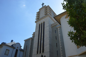 The Sacré-Cœur church was classified as a national monument in 2019.   Photo: Maëlle Hamma/Maison Moderne