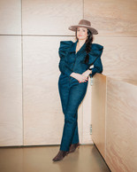 Combination found at Luxembourg concept store La Malle de Lux, Bash boots and bespoke Minime Paris hat for a no-fuss business look. (Photo: Julian Pierrot / Paperjam)