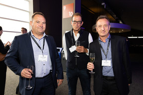 Bruno Delandre (Luxnetwork), Filip Wittevrongel (S Partners) and Pascal Dorban (SFC Conseil) at the Paperjam+Delano Business Club’s 10x6 Private Equity Outlook event, which took place at the Kirchberg Kinepolis, 18 June 2024. Photo: Eva Krins / Maison Moderne