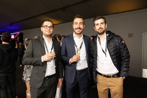 Cyril Meurant, Clément Lemercier and Pierre-Baptiste Accary (Pictet) at the Paperjam+Delano Business Club’s 10x6 Private Equity Outlook event, which took place at the Kirchberg Kinepolis, 18 June 2024. Photo: Eva Krins / Maison Moderne