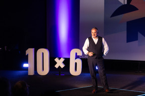 Giuliano Bidoli (BC Partners) at the Paperjam+Delano Business Club’s 10x6 Private Equity Outlook event, 18 June 2024.. Photo: Eva Krins / Maison Moderne