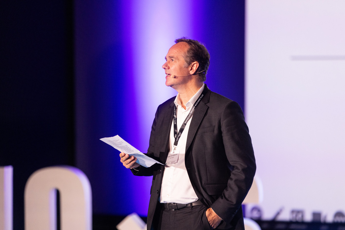 Robert Van Kerkhoff (BNP Paribas) at the Paperjam+Delano Business Club’s 10x6 Private Equity Outlook event, 18 June 2024. Photo: Eva Krins / Maison Moderne