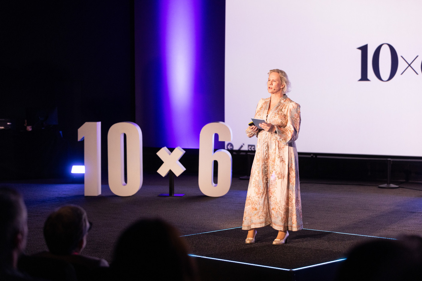 Martine Kerschenmeyer (Advent International Luxembourg), at the Paperjam+Delano Business Club’s 10x6 Private Equity Outlook event, 18 June 2024. Photo: Eva Krins / Maison Moderne