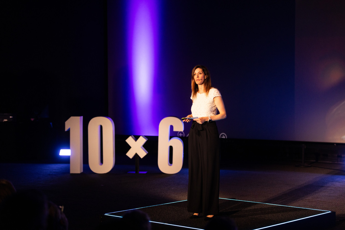 Solenne Niedercorn-Desouches (Gokyo) at the Paperjam+Delano Business Club’s 10x6 Private Equity Outlook event, 18 June 2024. Photo: Eva Krins / Maison Moderne