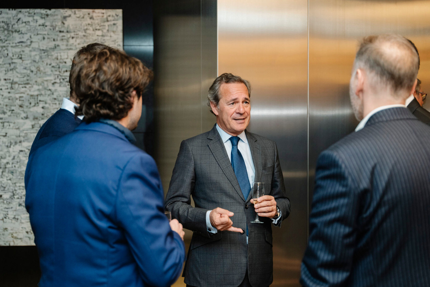 Juan Luis Ramírez (founding partner, Portobello Capital) speaking at Antwort Capital’s Investors Day, held at the Banque de Luxembourg, 1 April 2025. Photo: Lena Le Roy