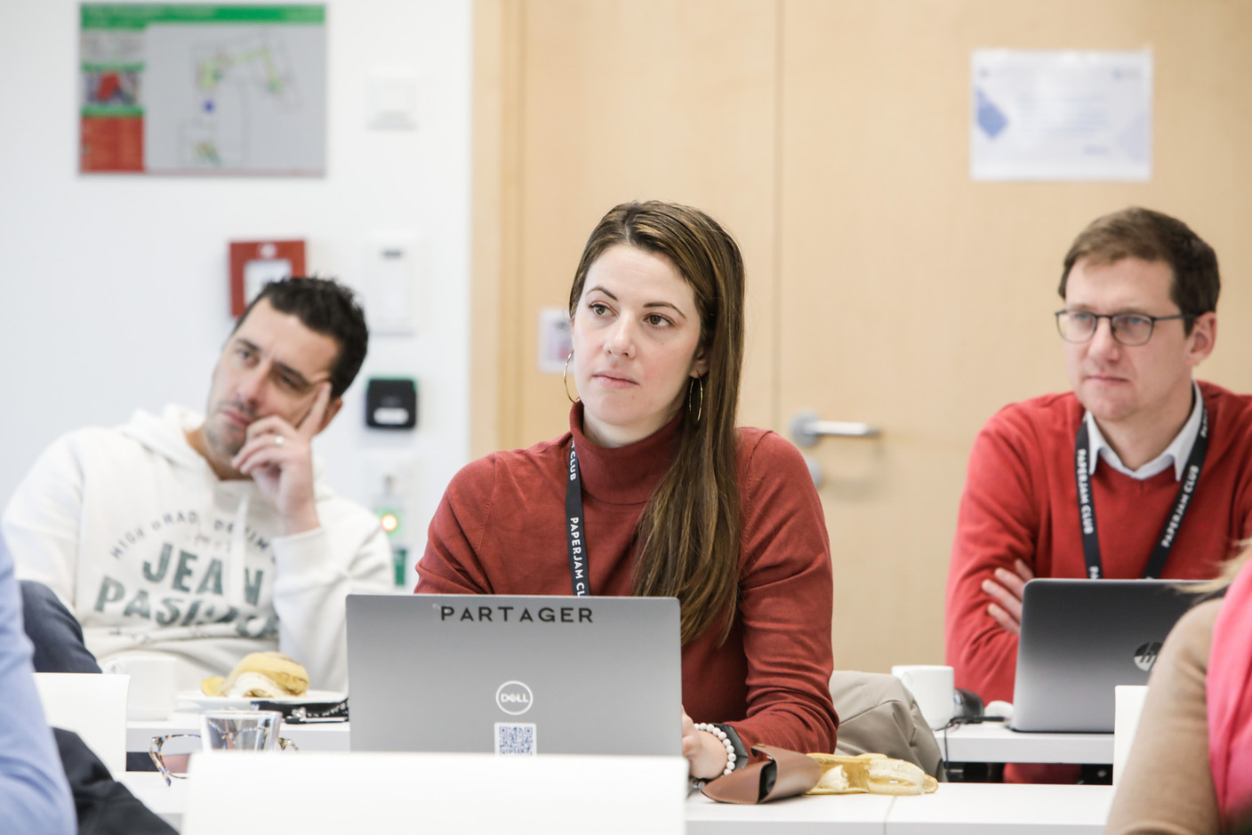 Margaux Dumas (Rotarex) at the final module of the Paperjam+Delano Business Club’s training course on boosting personal productivity on 11 January 2024. Photo: Marie Russillo/Maison Moderne