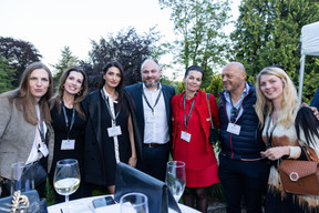 Marta Domaradzka (PANA-C architecture & urbanisme), Angela Leroy (Special Memories), Senay Caglar (Inside Real Estate), Arnaud Wald (Preventi-CA), Maider Cambou (Cartier), Fabien Zuili (Cap4Group) and Camille Procureur (Camille@Work). Photo: Eva Krins/Maison Moderne